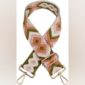 NWT - Geometric Patterned Guitar Strap